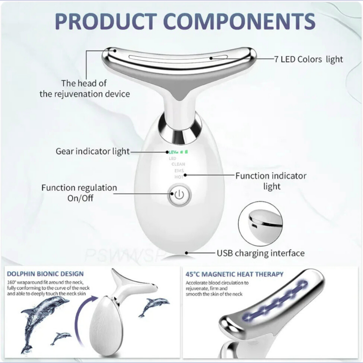 The LeStrova 7-in-1 LED Facial Sculptor
