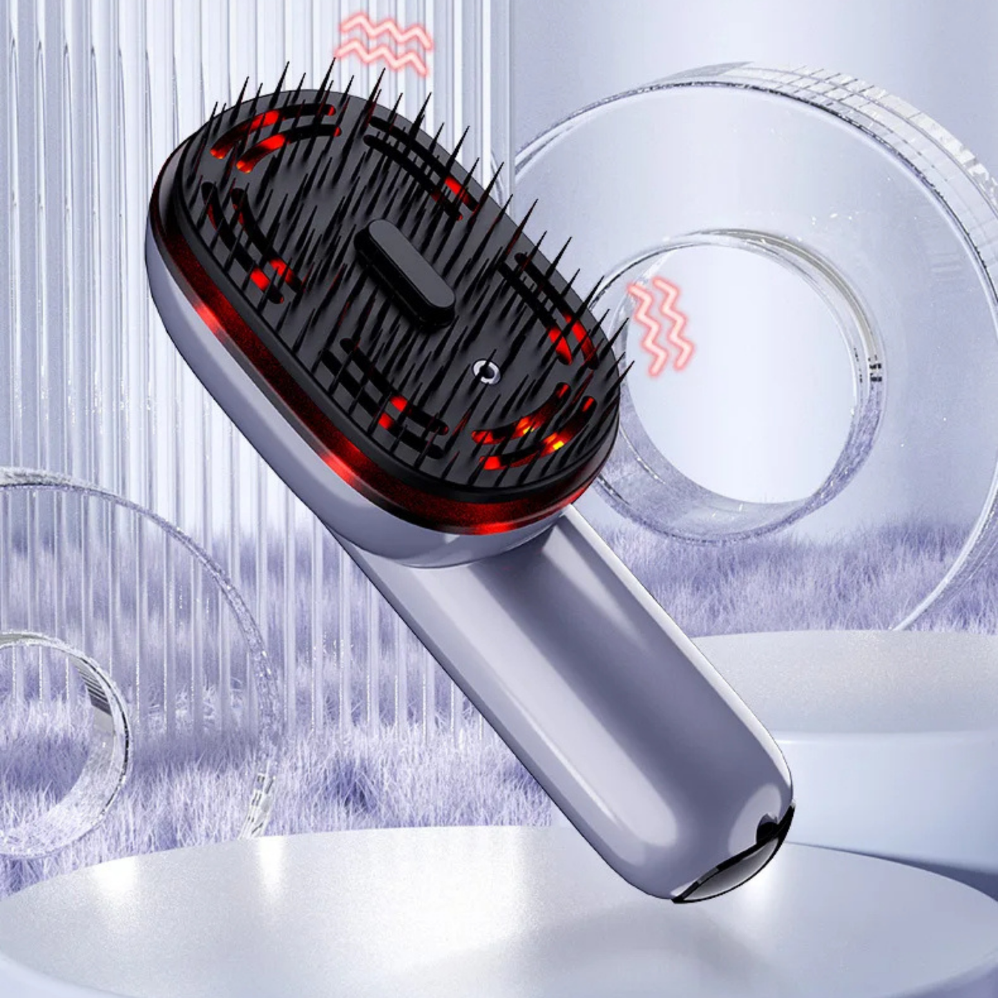 The LeStrova: Red Light Therapy Electric Massage Comb