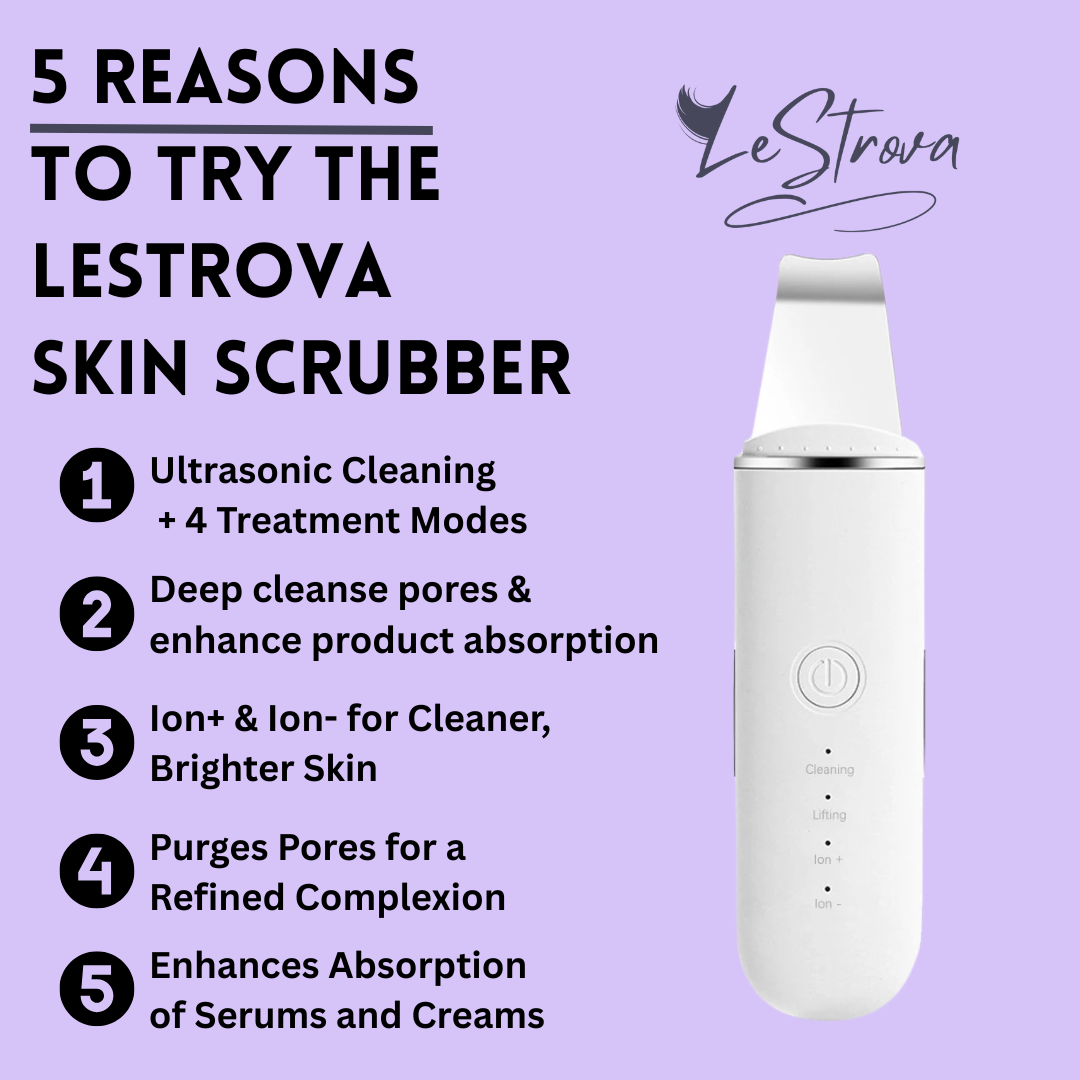 The LeStrova Ultrasonic Skin Scrubber
