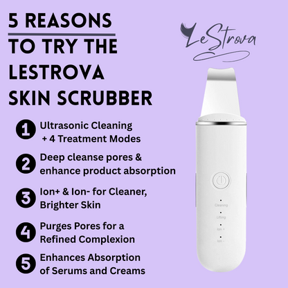 The LeStrova Ultrasonic Skin Scrubber