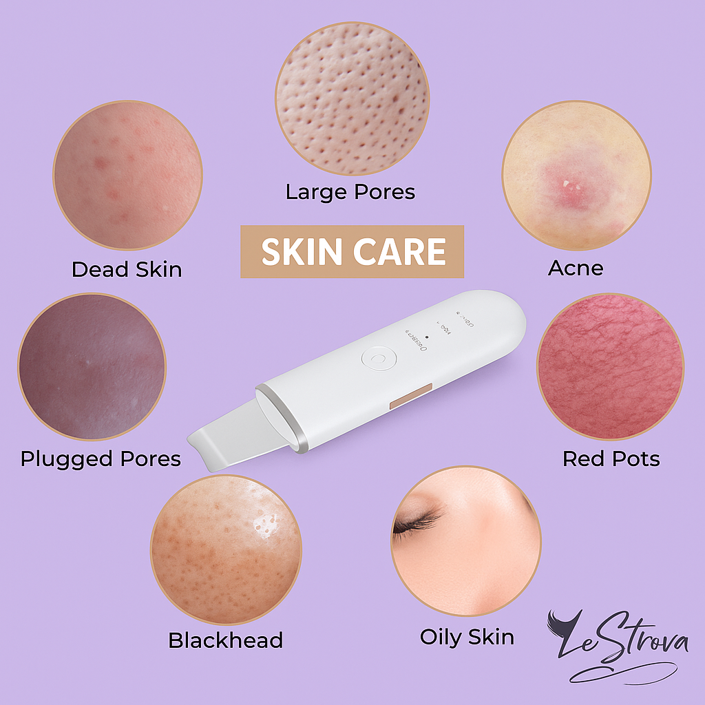 The LeStrova Ultrasonic Skin Scrubber
