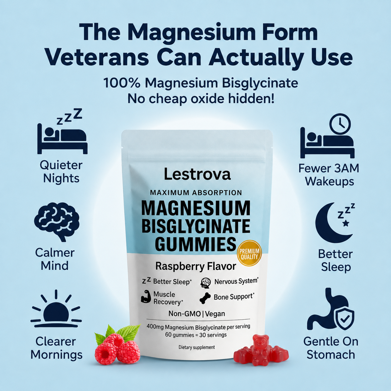 Lestrova Magnesium Gummies