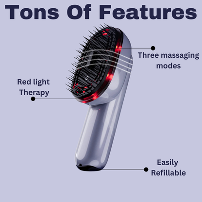 The LeStrova: Red Light Therapy Electric Massage Comb