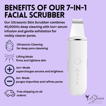 The LeStrova Ultrasonic Skin Scrubber