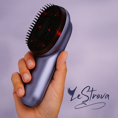 The LeStrova: Red Light Therapy Electric Massage Comb