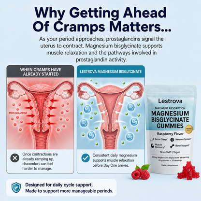 Lestrova Period Magnesium Gummies