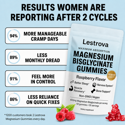 Lestrova Period Magnesium Gummies