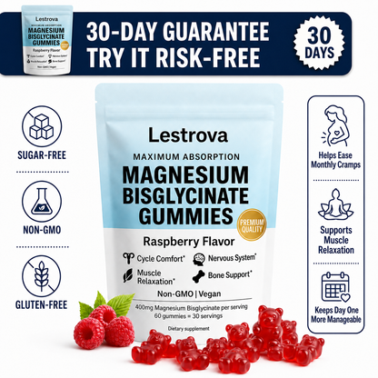 Lestrova Period Magnesium Gummies
